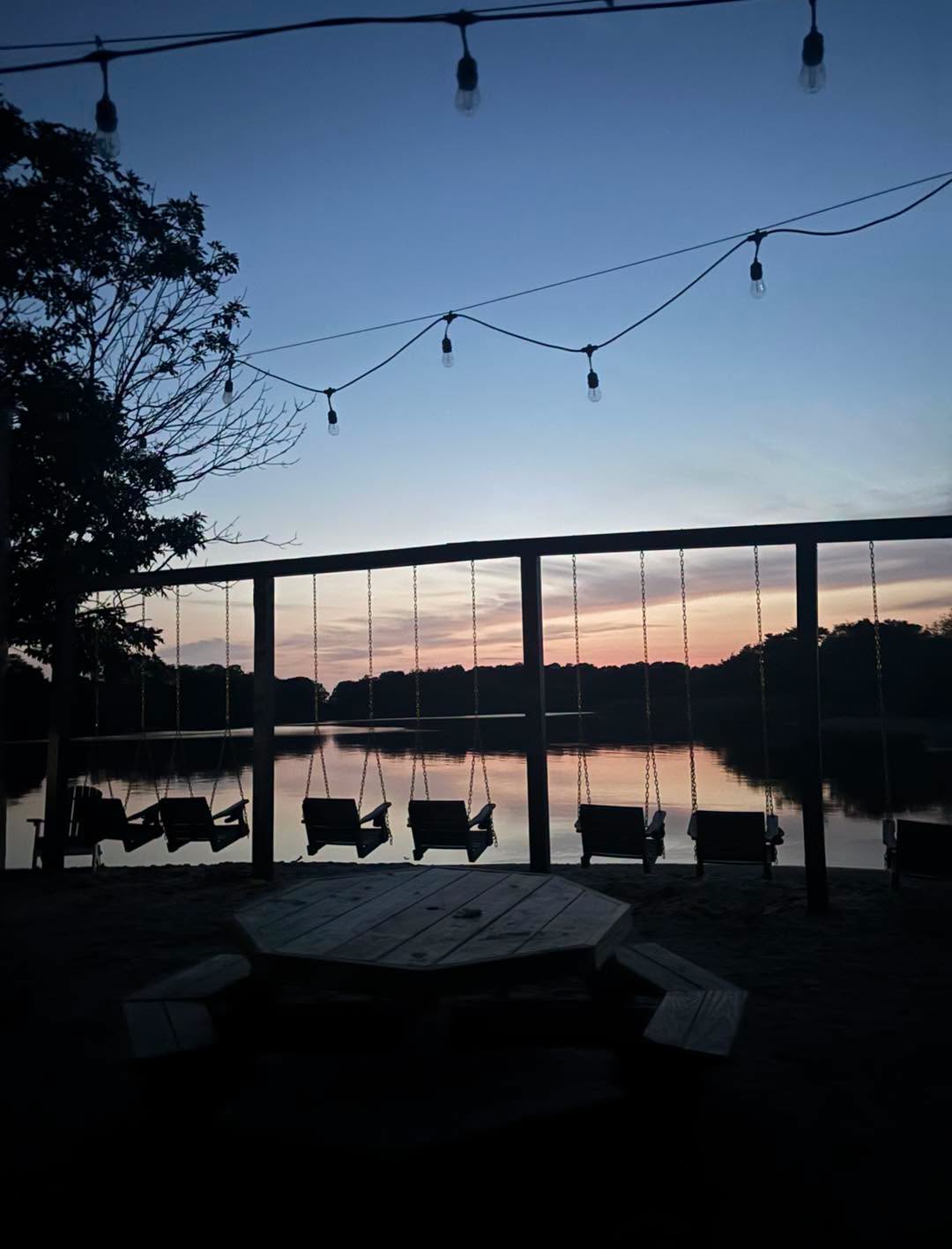 The waterfront at UnWined at the Cut